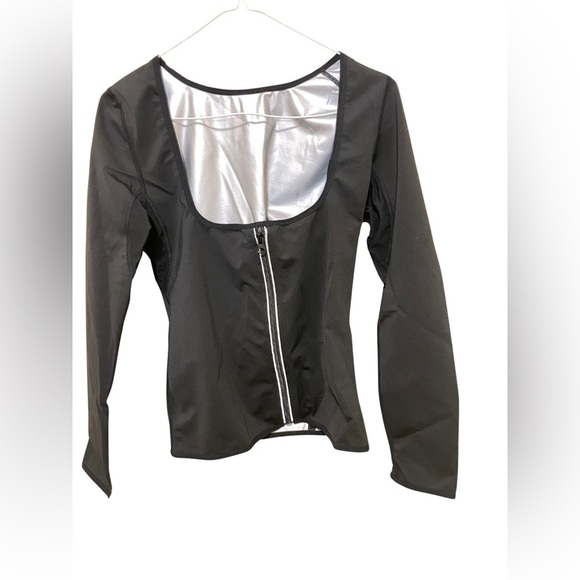 Sz S Ursexyly Women's Sauna Suit Weight Loss Hot Sweat Shirt Slim Waist Trainer - Picture 12 of 13